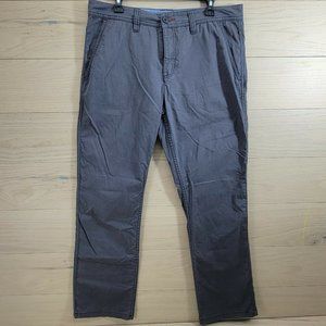 Toad & Co Men's Mission Ridge Khaki Pants Organic Cotton Size 34x30 Gray